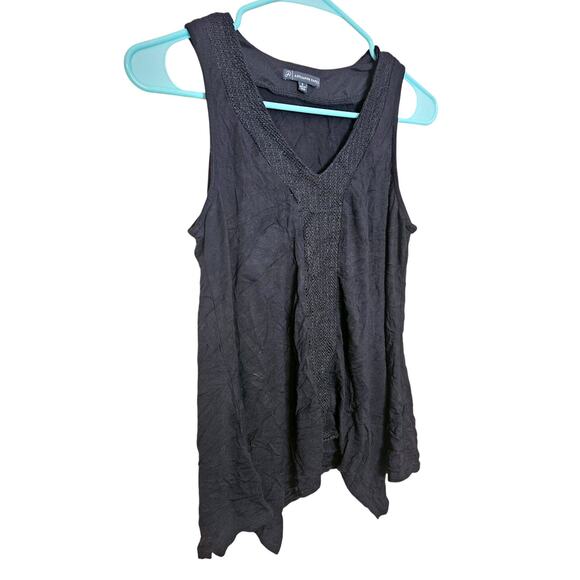 Adrianna Papell Tops - Adrianna Papell Size Small Sleeveless Black Blouse Top Casual Summer